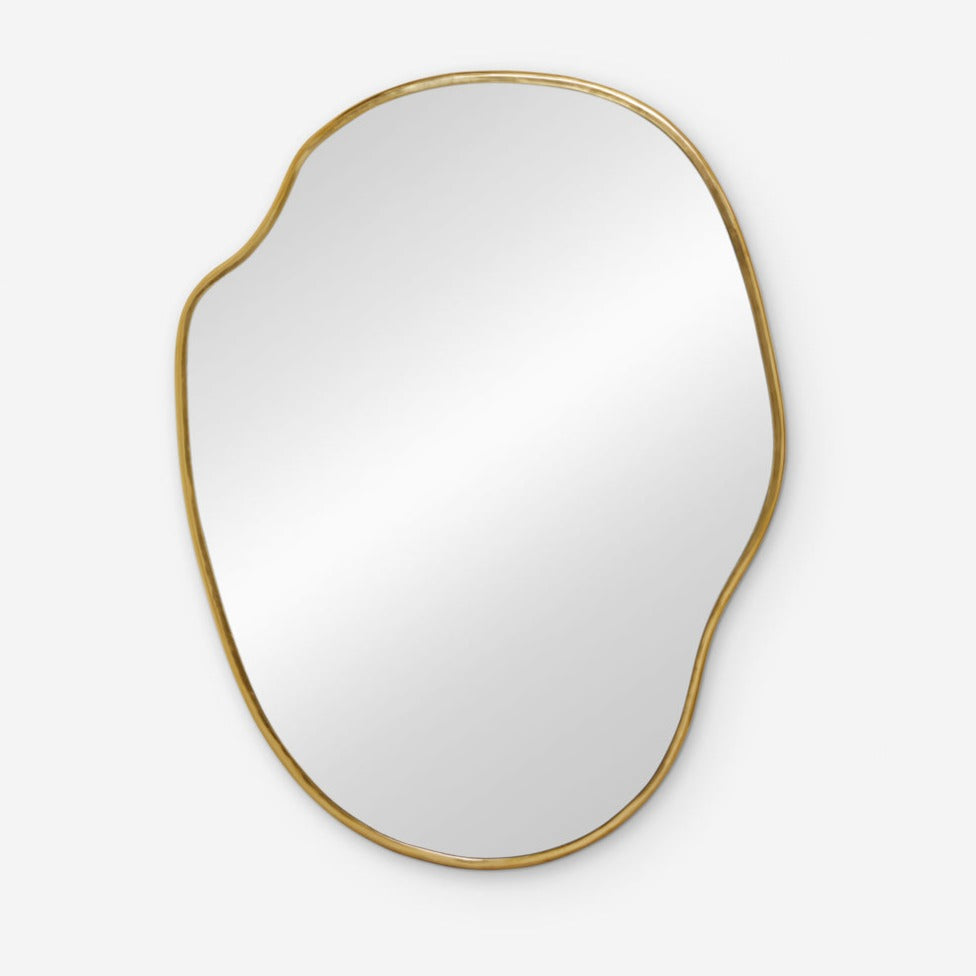 Miroir en Laiton Doré
